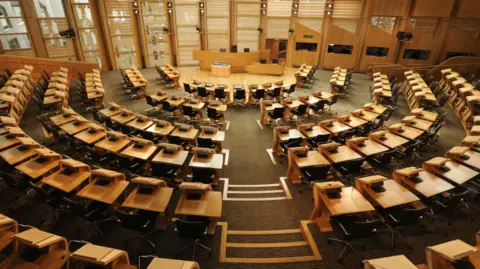 Getty Images The debating chamber at Holyrood