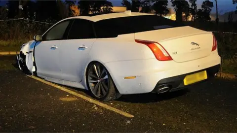 Suffolk Police Nelson Curtis' Jaguar