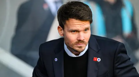 Rangers Head Coach Danny Rohl during a William Hill Premiership match between Rangers and Kilmarnock at Ibrox Stadium, on October 26, 2025, in Glasgow, Scotland.