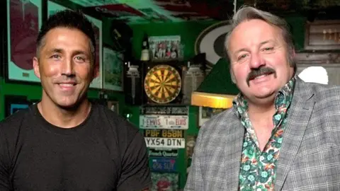 Gavin Henson and Mike Bubbins smiling at the camera