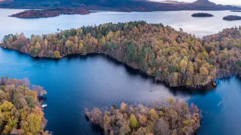 Sotheby's Inchconnachan island - a heavily wooded land amid a loch