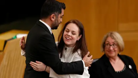 Getty Humza Yousaf and Kate Forbes