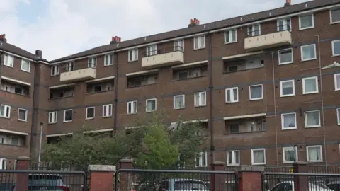 Hargreaves House, flats within a building block - car park underneath