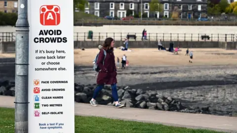 Getty Images avoid crowds sign