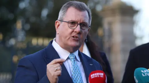 Liam McBurney/PA Media Sir Jeffrey Donaldson