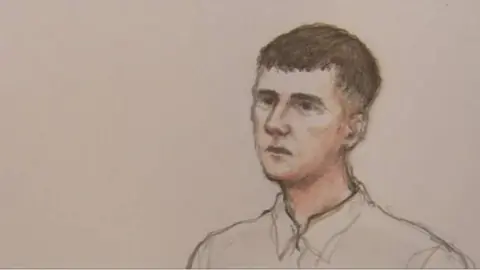 Court sketch of Thomas Jervis