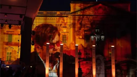 PA Media Elton John on Buckingham Palace