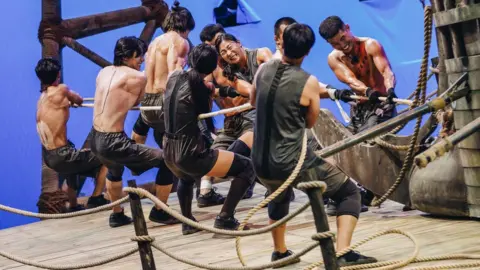 Courtesy Netflix Demonstrators during anti-nuclear rally in front of the United States Embassy, October 26, which was attended by 34 delegates from six nations.