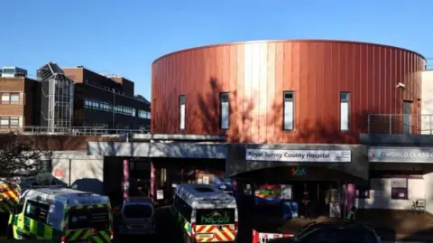 Getty Images Royal Surrey County Hospital exterior