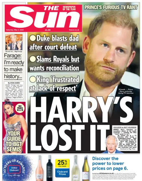  Harry's lost it