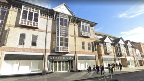 Google Debenhams in Colchester