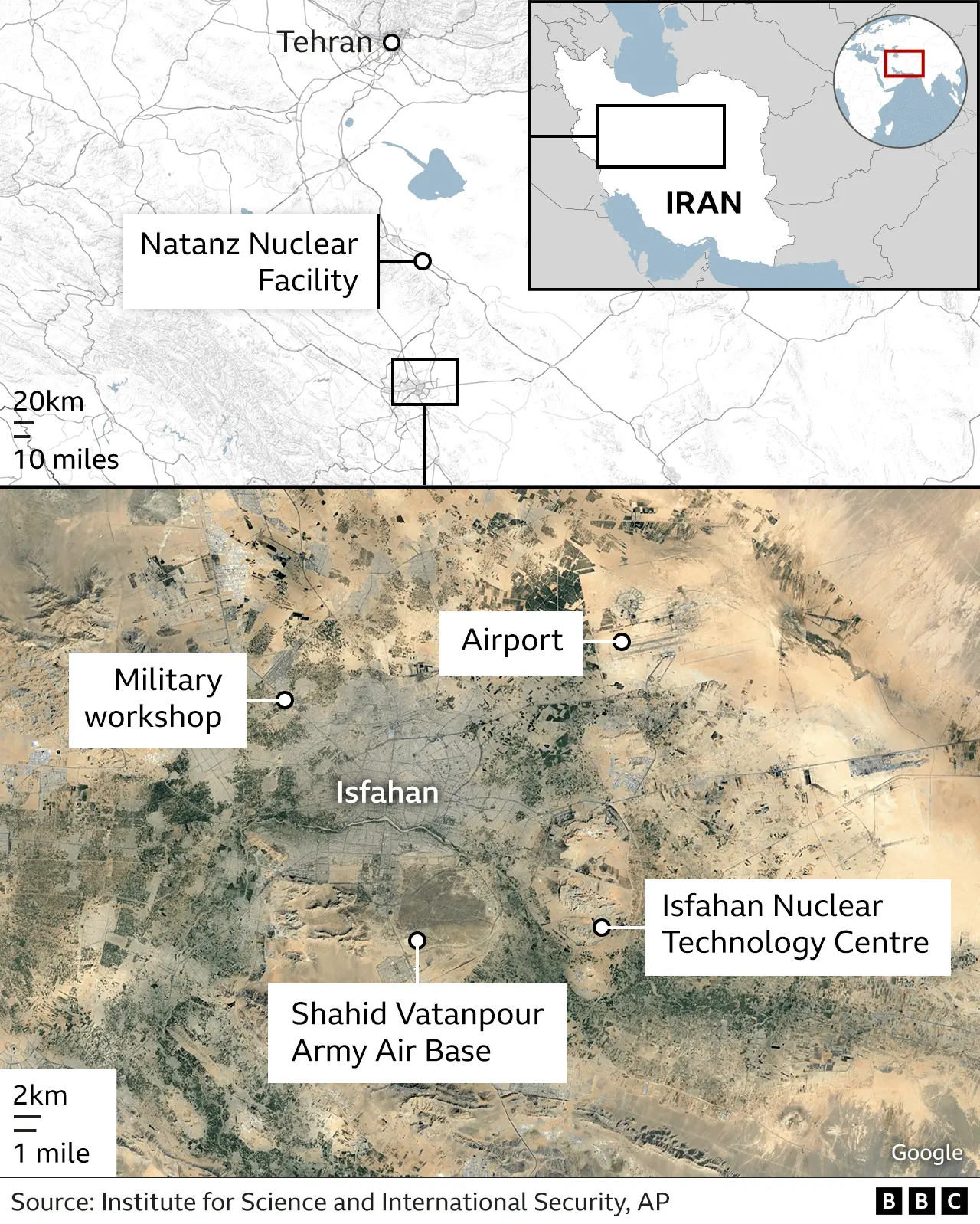 Isfahan - strategic Iranian city where explosions heard