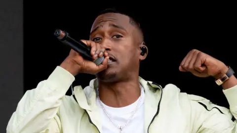 Yung Filly performing at a concert (file image) 
