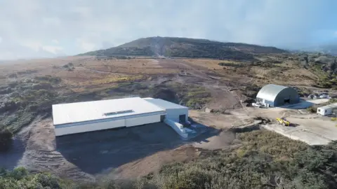 RheEnergise A view of the high density pumped hydro demonstrator scheme near Plymouth, Devon