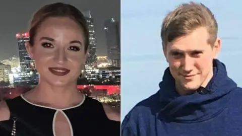 Chloe Burdett and James Tyson Chloe Burdett and James Tyson