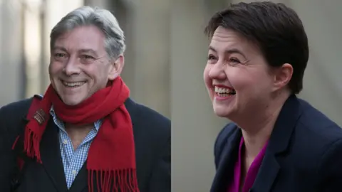 Richard Leonard and Ruth Davidson