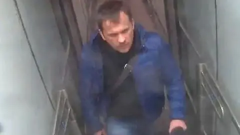 Metropolitan Police CCTV footage of man identified as Alexander Mishkin