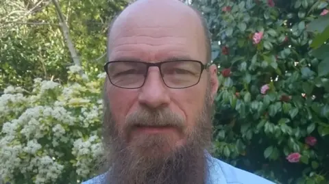 BBC Former police officer Lee Fryatt