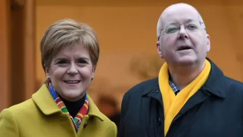 Getty Images nicola sturgeon and peter murrell