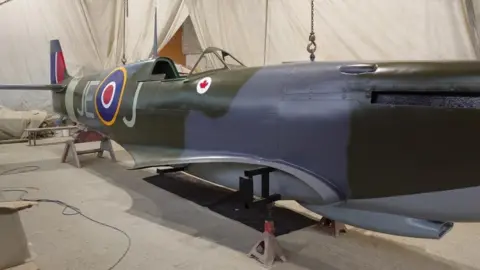 Secret spitfires Replica under construction