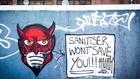 PA Media Graffiti in Glasgow