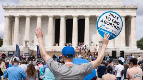 Getty Images Anti-abortion demonstration in Washington