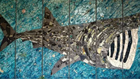 Kimmy McHarrie Basking Shark Mosaic