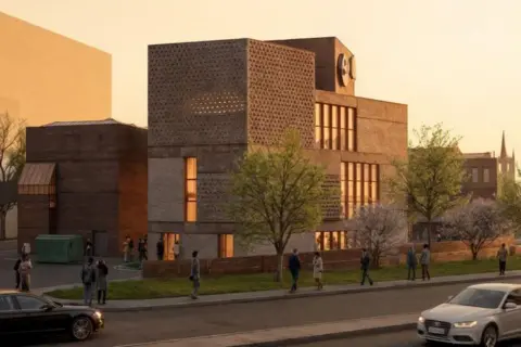Derby Theatre A CGI image of a new theatre expansion