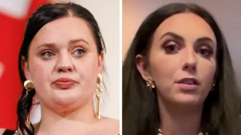 BBC Fiona Goddard and Ellie Reynolds were the first two of the survivor panel to quit, on Monday