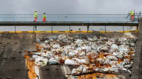 PA Media Toddbrook Reservoir in July 2020