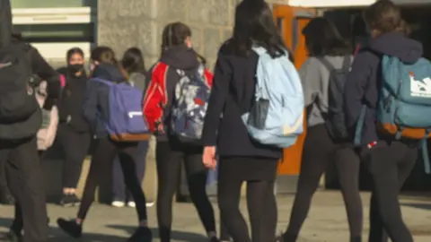 Pupils returning to Aberdeen Grammar