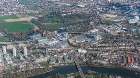 Getty Images An aerial view of Gunnersbury Park