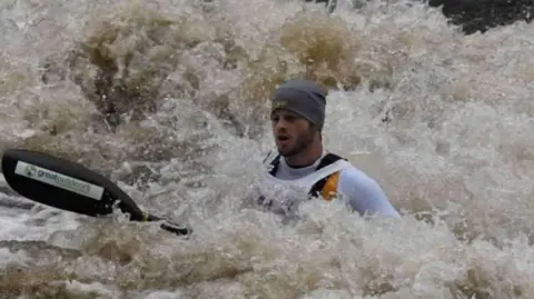 Mike Lambert Mike Lambert on his kayak challenge