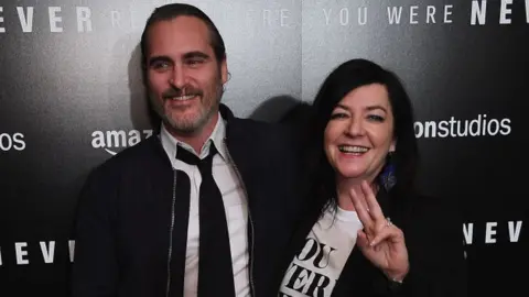 Getty Images Jaoquin Pheonix and Lynne Ramsay