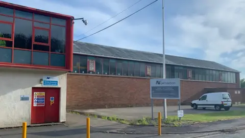 BBC Exterior view of the factory