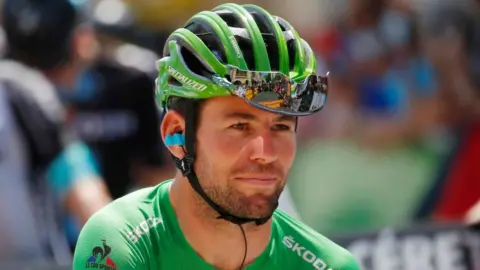 Reuters Mark Cavendish at the Tour de France in 2021