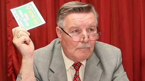 Morton McKnight at the Irish FA's AGM in 2009