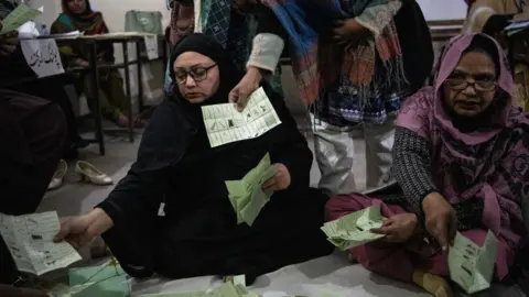 Getty Images Voting in Pakistan