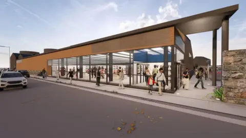 LOVELL OZANNE AND PARTNERS LTD An artist's impression of the Home Bargains store