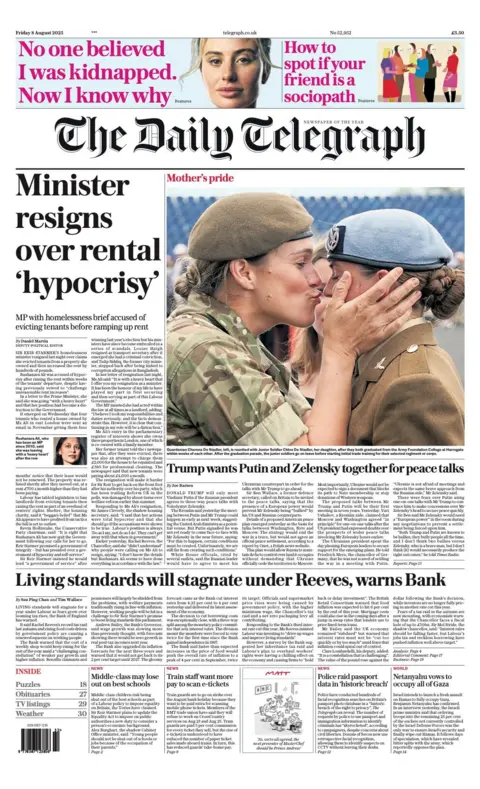  "Minister resigns over rental 'hypocrisy'"