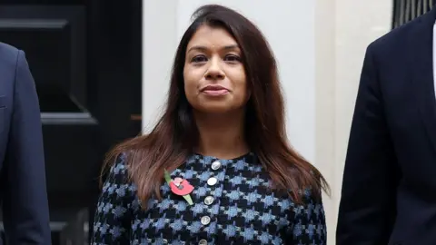 EPA Economic Secretary to the Treasury Tulip Siddiq pictured in Downing Street on Budget Day 2024