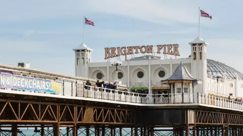 Brighton pier. 