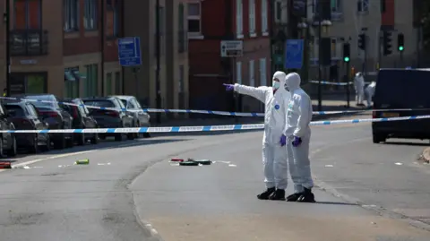 Reuters Cordon in Nottingham on the day of attacks on 13 June 2023