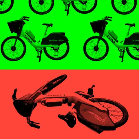 BBC BBC composite image of e-bikes 