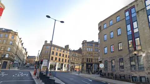 Google Junction of Godwin Street and Sunbridge Road in Bradford.