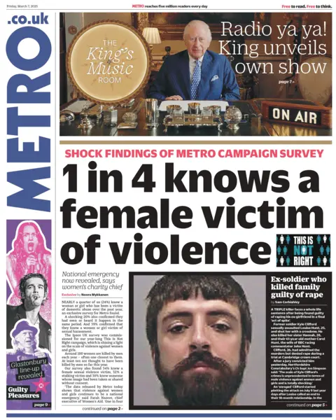  "1 in 4 knows a female victim of violence."