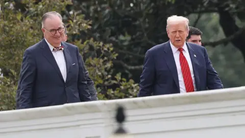 Getty Images Architect McCrery, seen during a visit to the White House roof