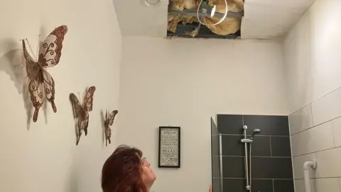 Shariqua Ahmed Ceiling with hole in