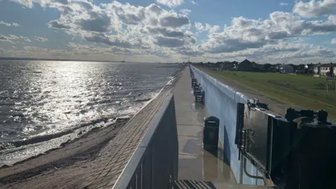 A view of the seafront in Canvey Island