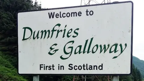 Dumfries and Galloway Council Signs as now